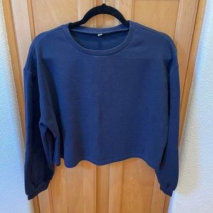 Soft Blue Navy Long Sleeve Size Medium